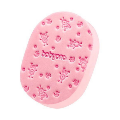 babyono fürdető szivacs pink