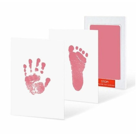 Rózsaszín kéz- és láblenyomat készítő - G-Baby Boutique