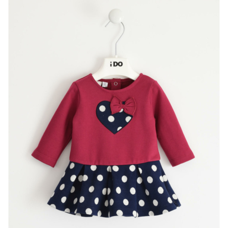 IDO pöttyös szívecskés kislány ruha - G-Baby Boutique